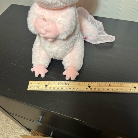 Douglas Pink Axolotl Plush Stuffed Animal Iridescent Tail Sparkle New W/O Tags - Picture 4 of 16